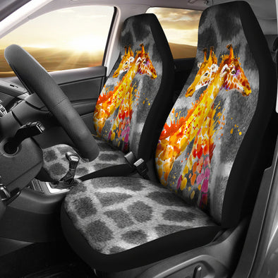 Giraffe Love Car Seat Covers | woodation.myshopify.com