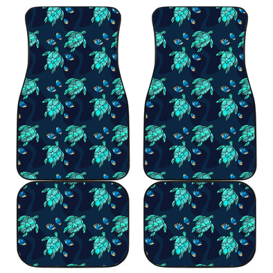 Turtle Love Front And Back Car Mats (Set Of 4) | woodation.myshopify.com