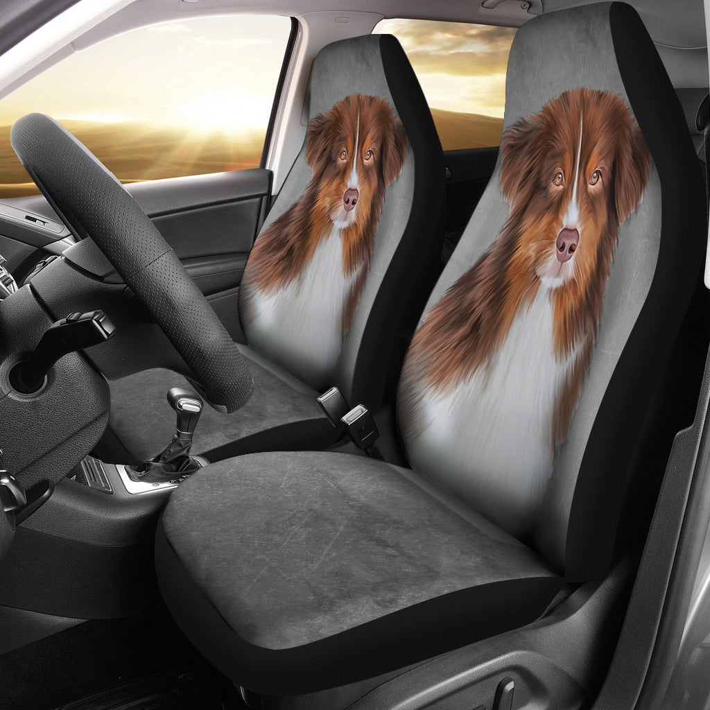 Australian Sheperd Car Seat Covers | woodation.myshopify.com