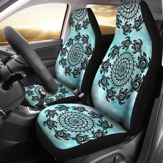 Turtle Mandala Car Seat Covers | woodation.myshopify.com