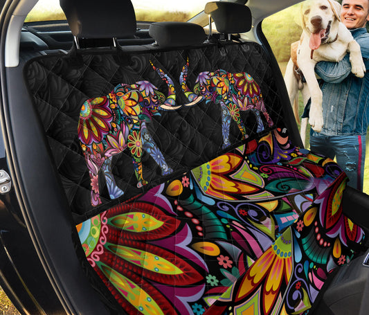 Bohemian Elephant Pet Seat Cover