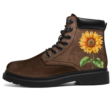 Brown Sunflower All-Season Boots