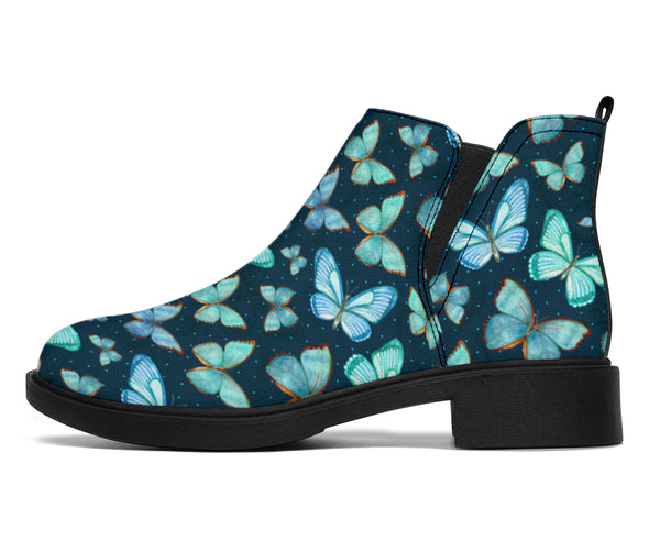 Spiritual Butterfly Chelsea Style Boots