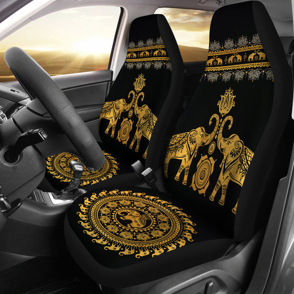 Golden Mandala Car Seat Covers | woodation.myshopify.com