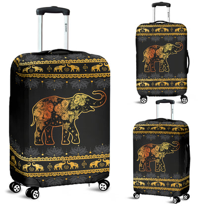 Elephant Mandala Luggage Covers | woodation.myshopify.com