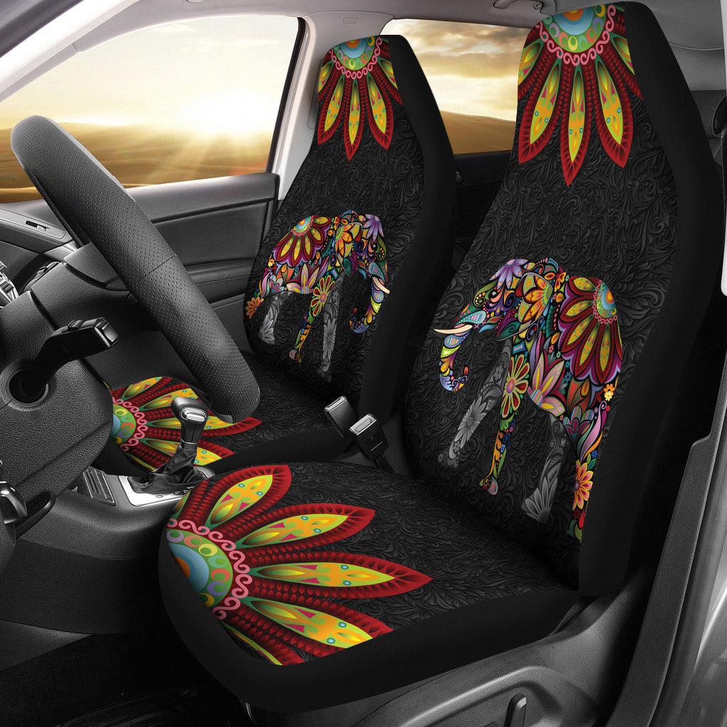 Bohemian Elephant Car Seat Covers | woodation.myshopify.com