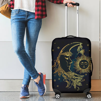 Sun And Moon Luggage Covers | woodation.myshopify.com
