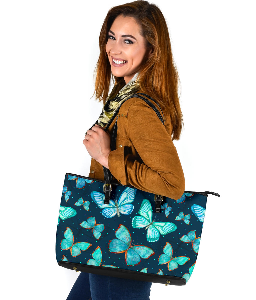Spiritual Butterfly Premium Faux Leather Bag