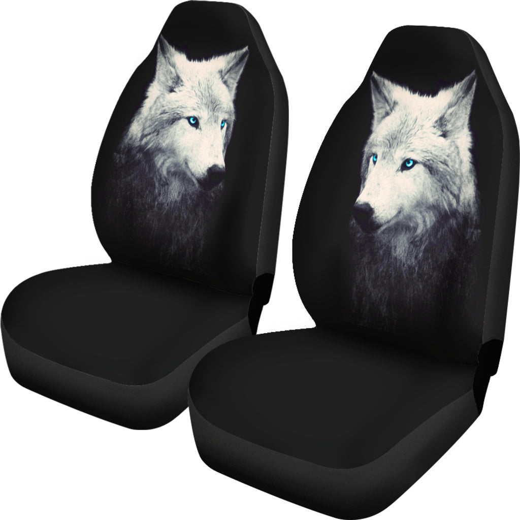 Spiritual Wolf Car Seat Covers | woodation.myshopify.com