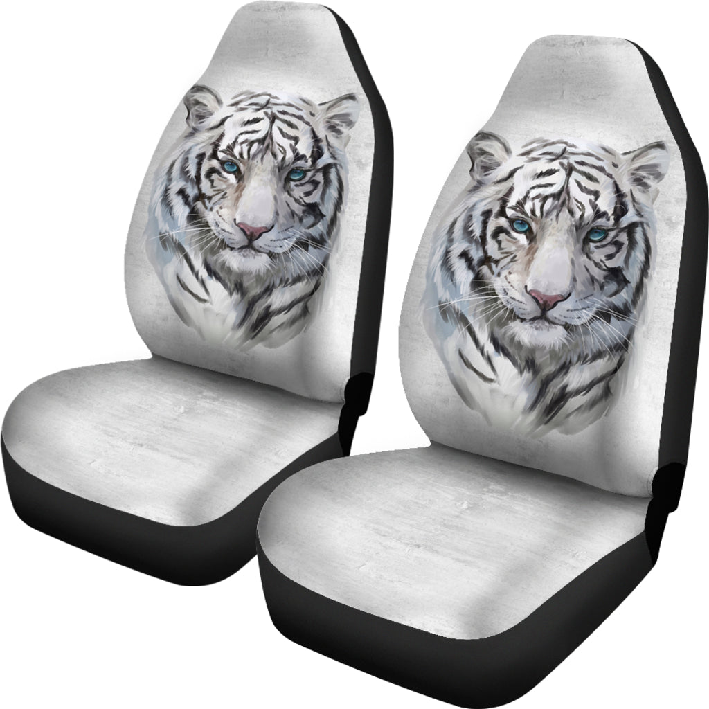 White Tiger Car Seat Covers | woodation.myshopify.com