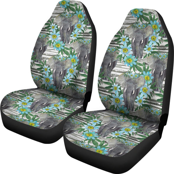 Wild Elephant Car Seat Covers