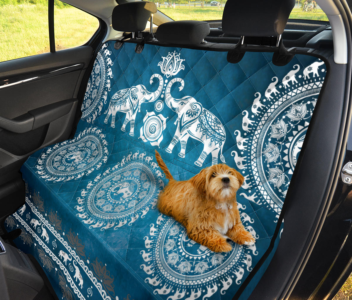 Blue Mandala Elephant Car Seat Covers - Beautiful Bohemian Car, Ganesh, Elephant Lovers, Animal sale Car Seat Protectors, Car Accessories