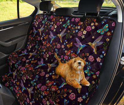 Bohemian Hummingbird Pet Seat Cover