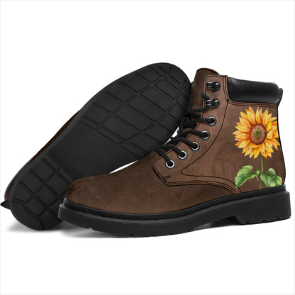 Brown Sunflower All-Season Boots