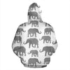 Watercolor Elephant Hoodie | woodation.myshopify.com