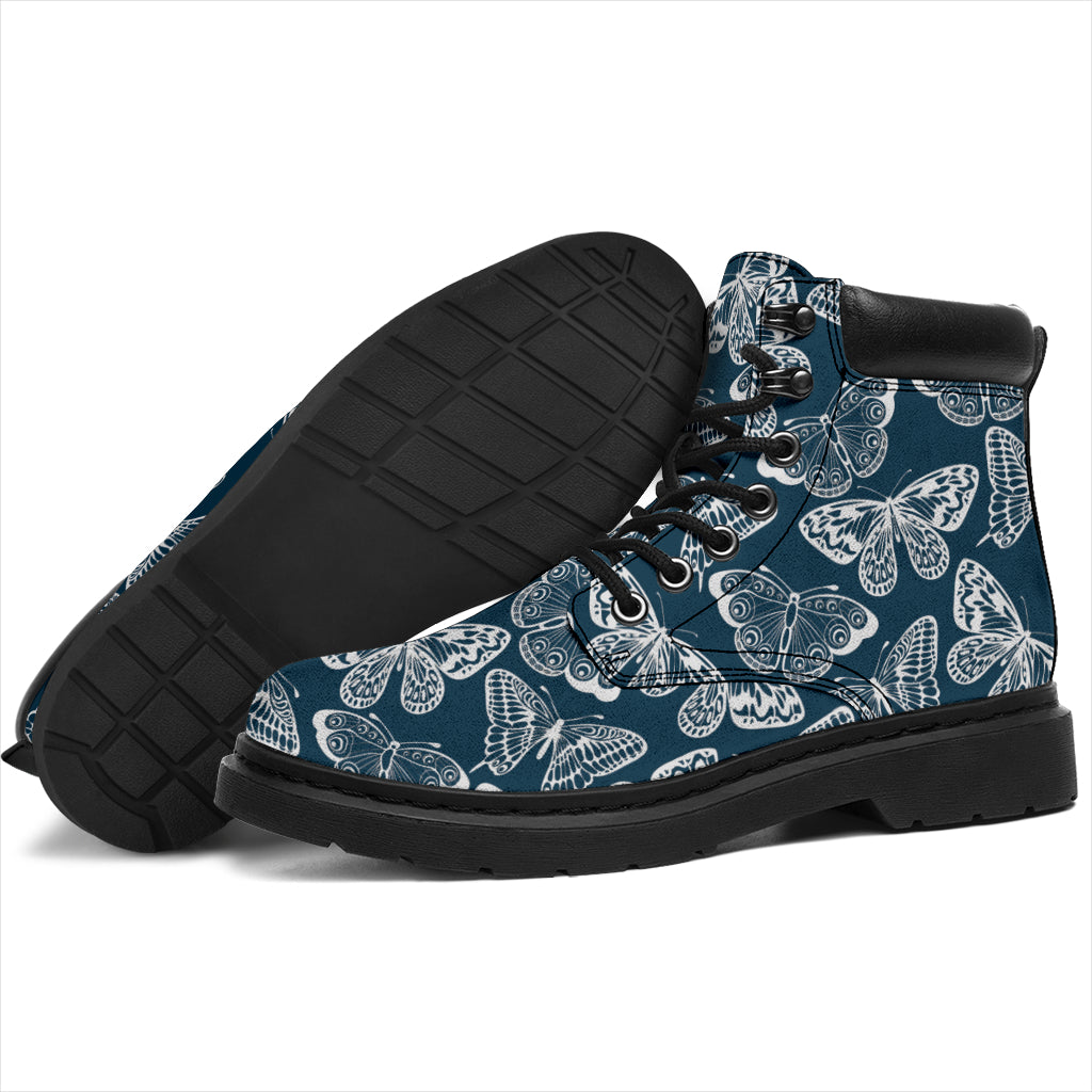 Blue Butterfly Bohemian All-Season Boots