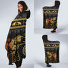Golden Mandala Hooded Blanket
