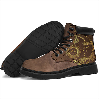 Brown Sun & Moon All-Season Boots