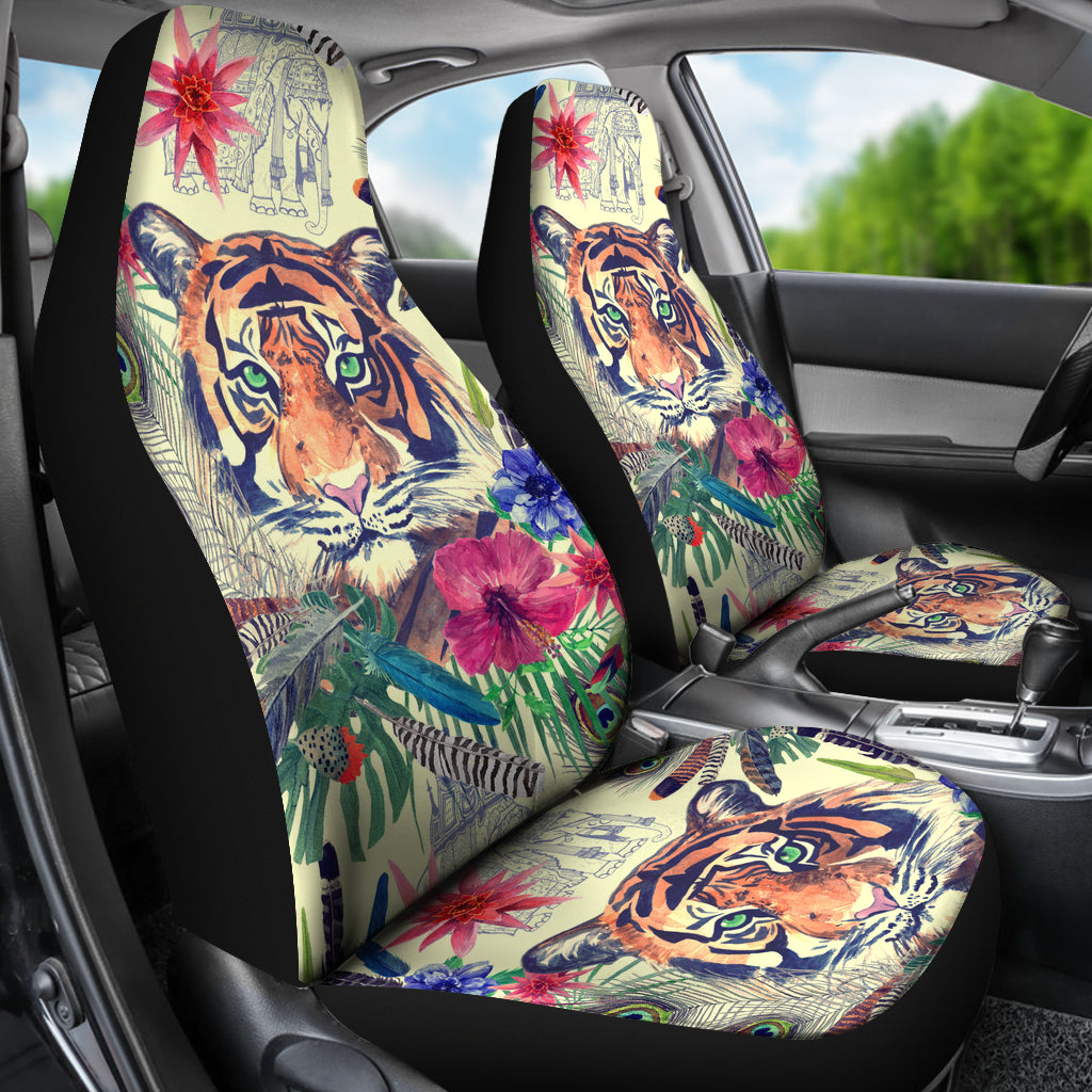 Bohemian Tiger Car Seat Covers | woodation.myshopify.com