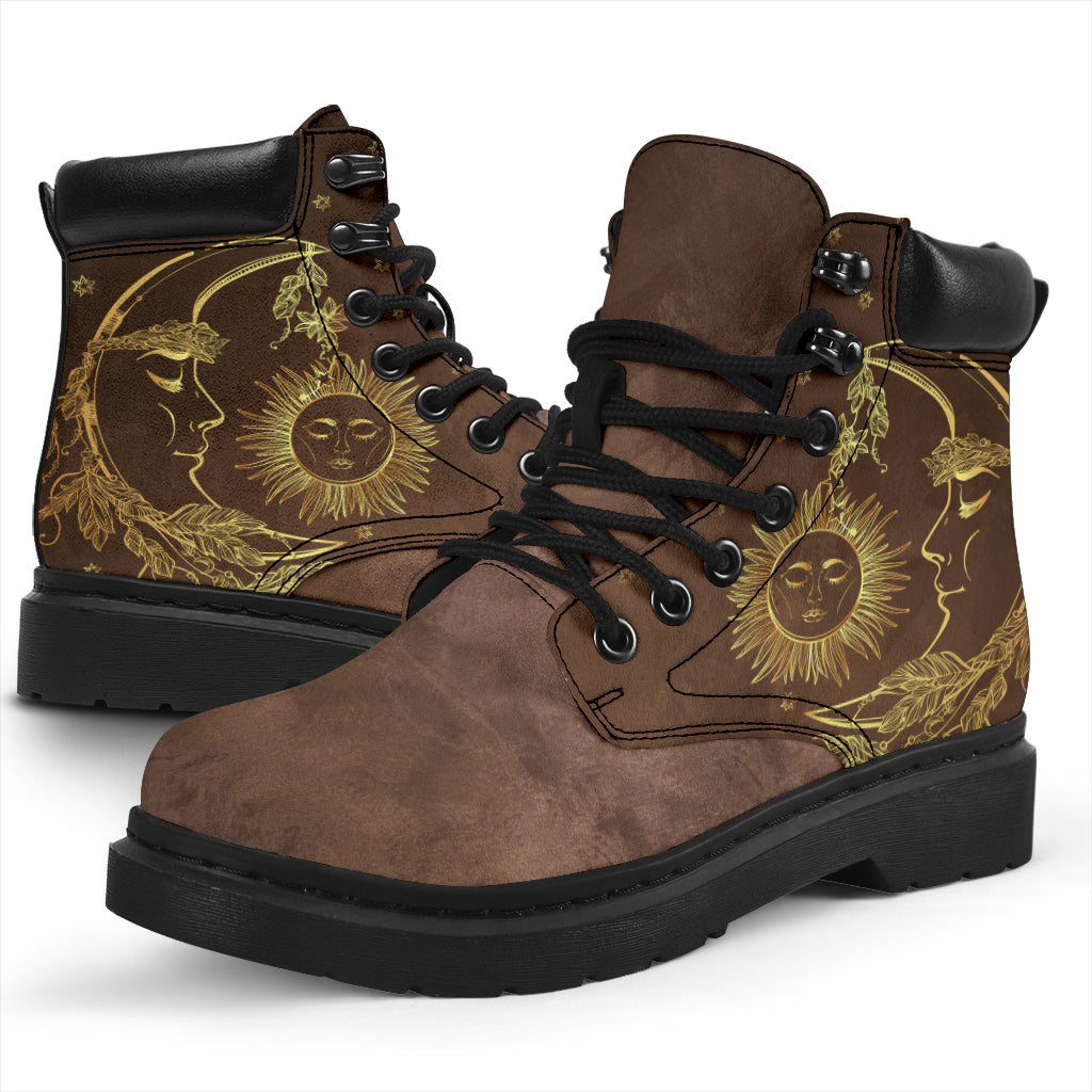 Brown Sun & Moon All-Season Boots