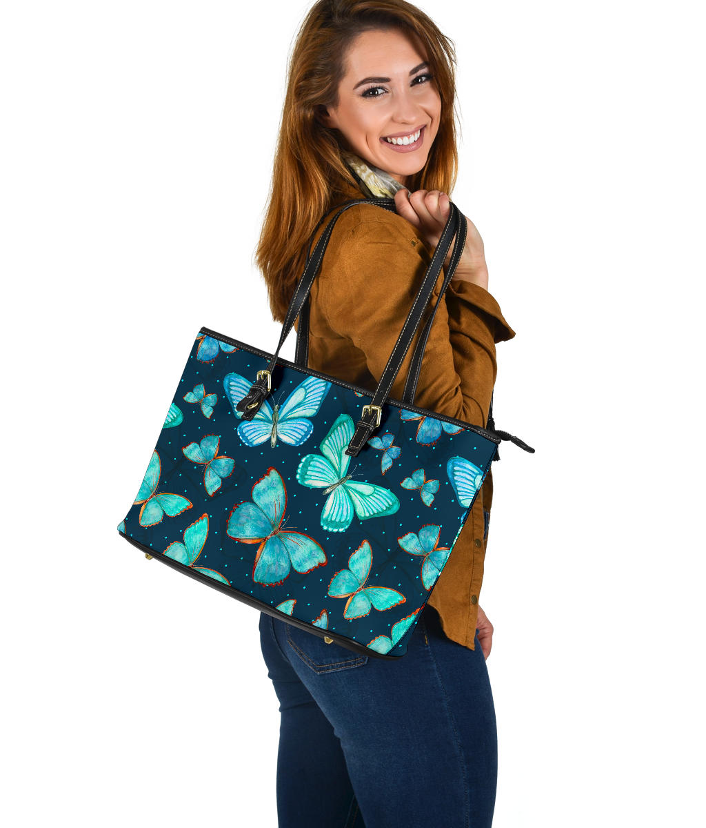 Spiritual Butterfly Premium Faux Leather Bag