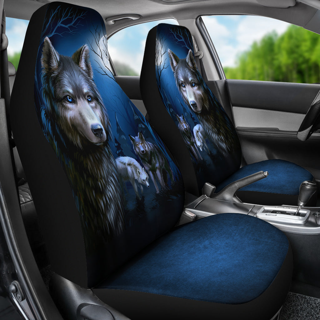 Wolf Pack Car Seat Covers | woodation.myshopify.com