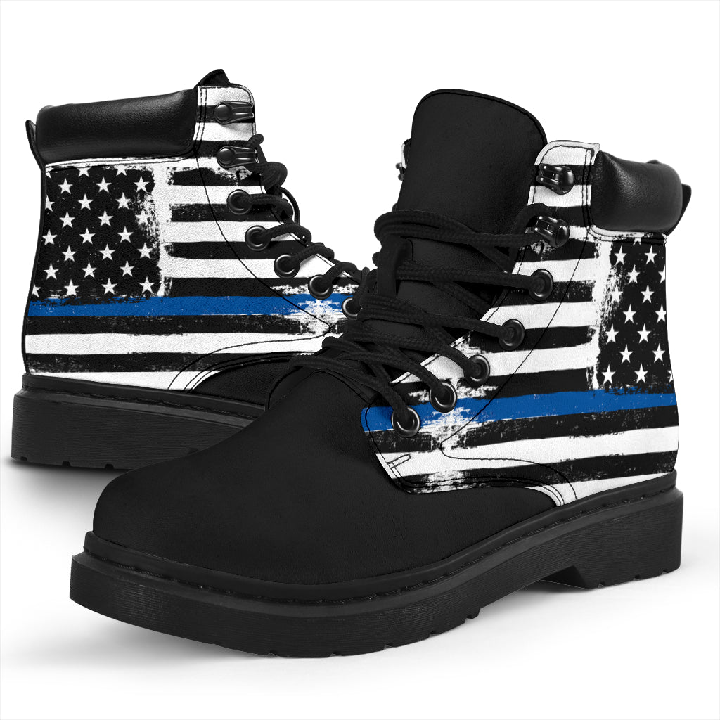 Thin blue 2025 line boot