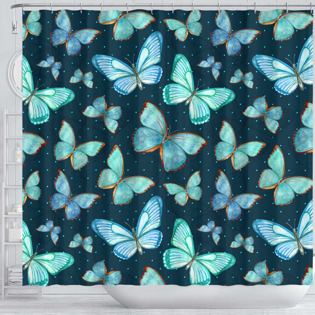 Spiritual Butterfly Shower Curtain | woodation.myshopify.com