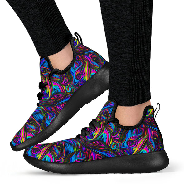 Psychedelic Print Sneakers