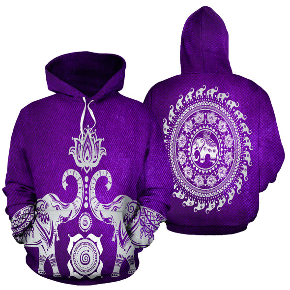 Purple Mandala Hoodie | woodation.myshopify.com