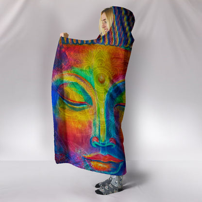 Spiritual Buddha Hooded Blanket | woodation.myshopify.com