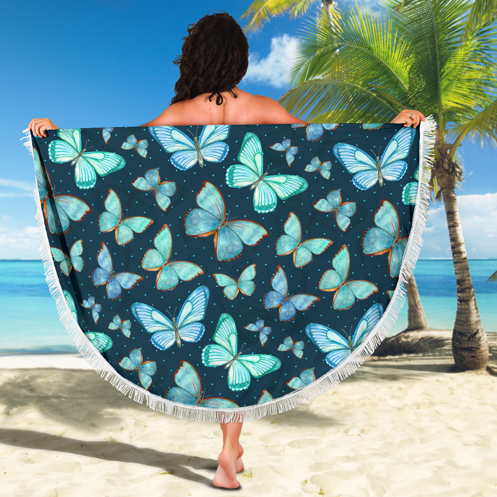 Spiritual Butterfly Beach Blanket | woodation.myshopify.com