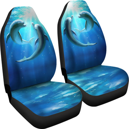 Dolphin Love Car Seat Covers | woodation.myshopify.com