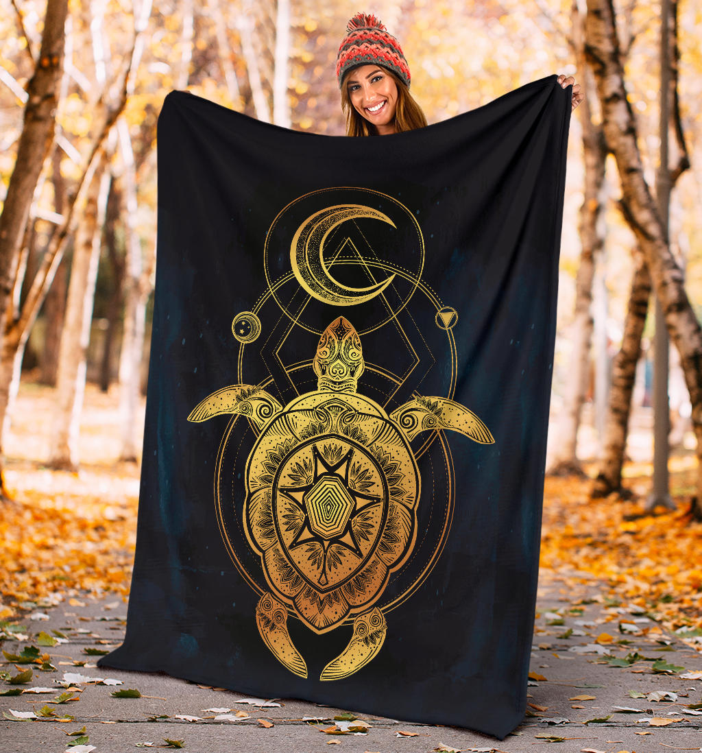 Cosmic Turtle Premium Blanket
