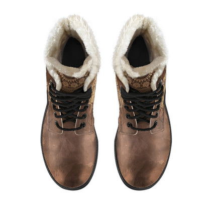 Good Fortune Faux Fur Boots | woodation.myshopify.com