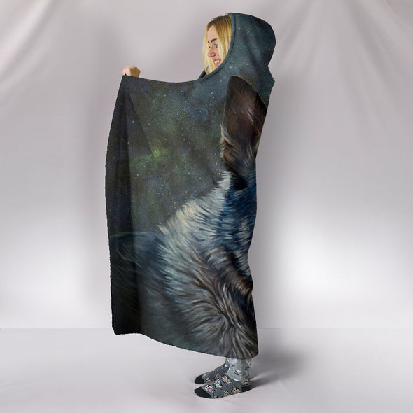Spiritual Wolf Hooded Blanket | woodation.myshopify.com