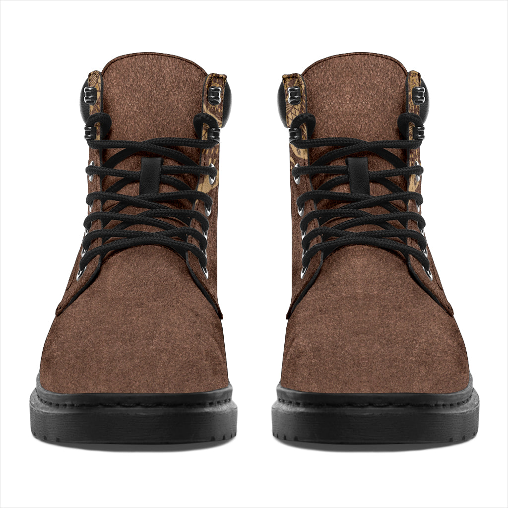 Brown Bohemian Elephant All-Season Boots