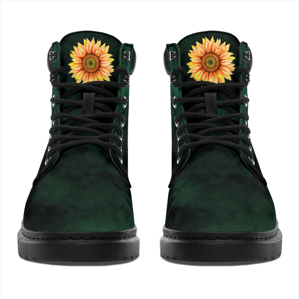 Green Sunflower All-Season Boots