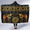 Golden Mandala Hooded Blanket