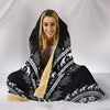 Black Mandala Hooded Blanket | woodation.myshopify.com