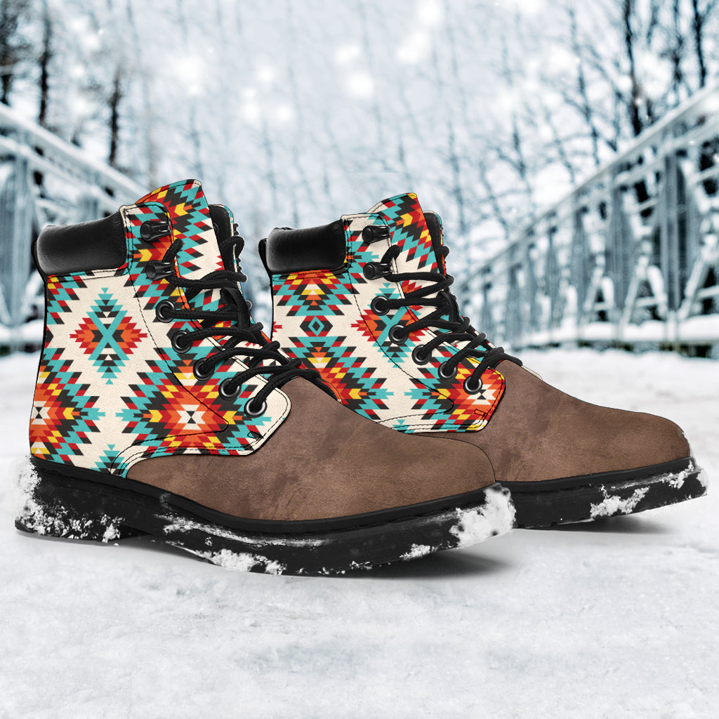 Tribal Aztec All-Season Boots – Elephantsity