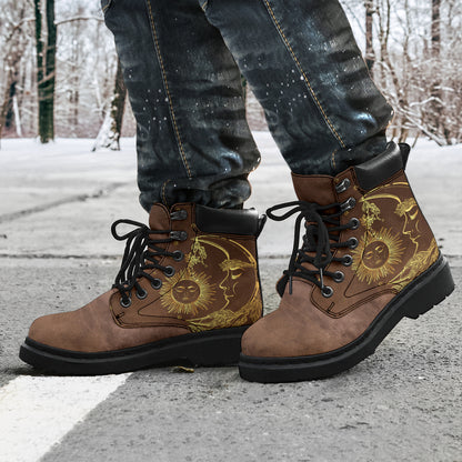 Brown Sun & Moon All-Season Boots