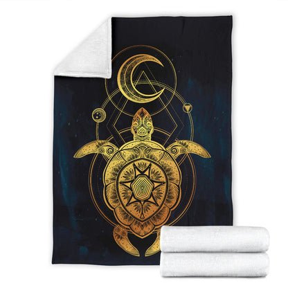 Cosmic Turtle Premium Blanket