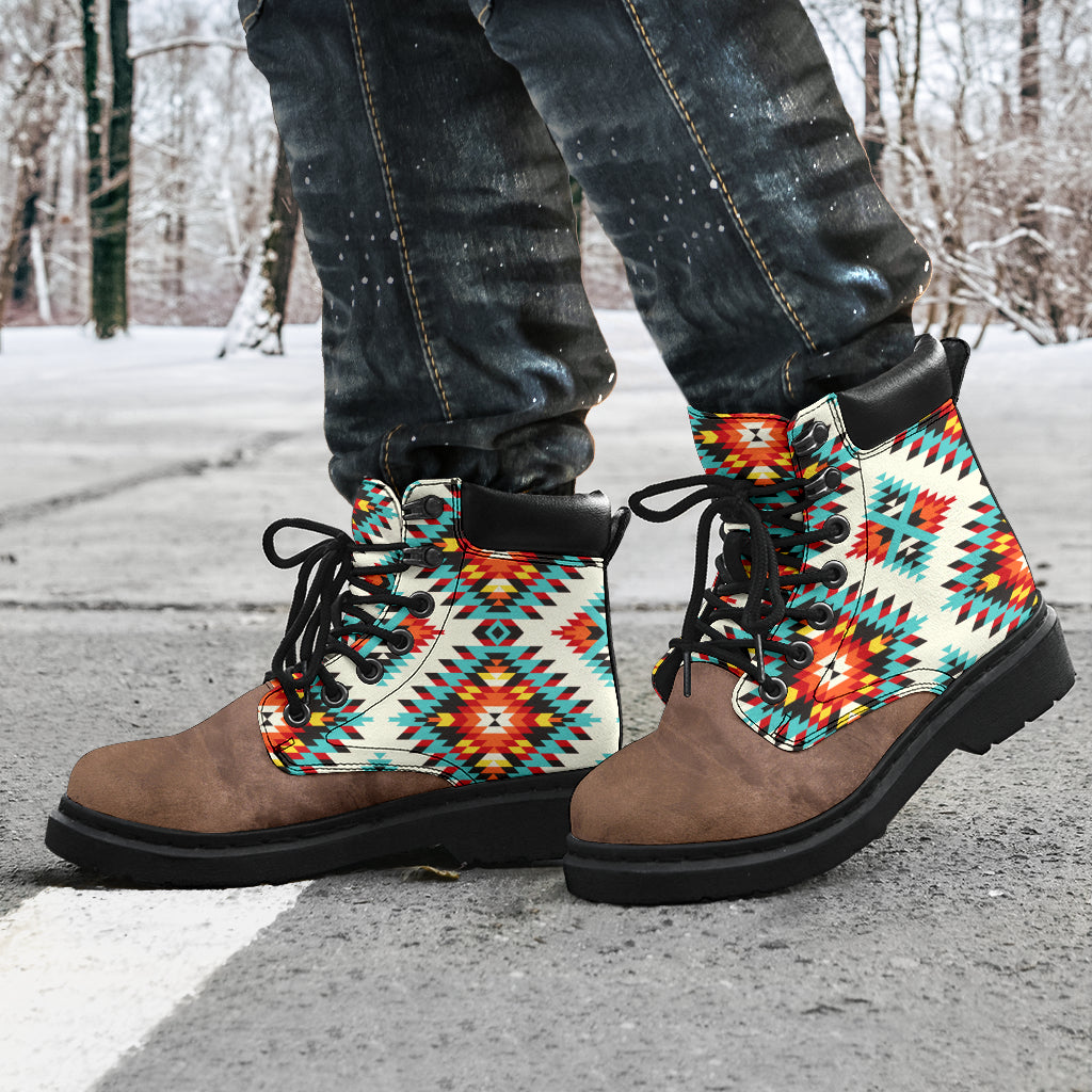 Tribal Aztec All-Season Boots – Elephantsity