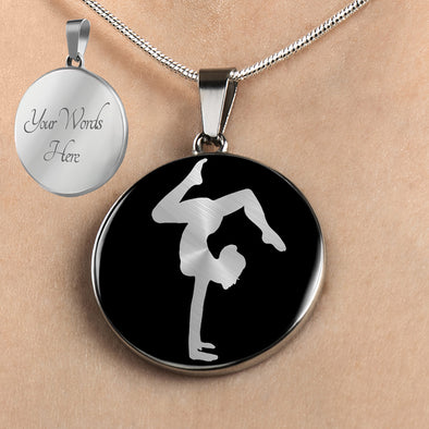 Personalized Gymnast Necklace, Gymnast Gift, Gymnastics Jewelry