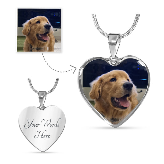 Photo Engraved - Memorial Necklace