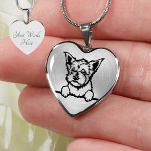 Personalized West Highland Terrier Necklace, West Highland Terrier Jewelry