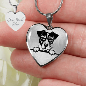 Personalized Jack Russell Terrier Necklace, Jack Russell Terrier Gift