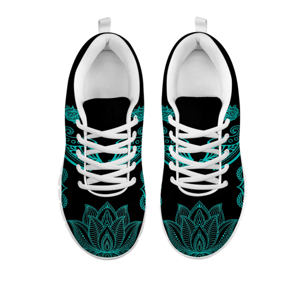 Tiffany Blue Lotus Sneakers | woodation.myshopify.com