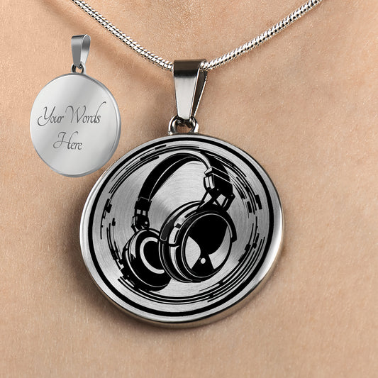 Personalized Headphone Necklace Necklace
